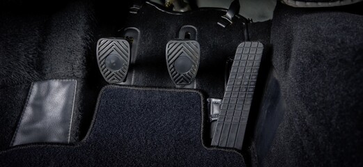 Pedal boxes in a car