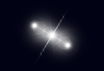 White warm color bright lens flare rays light flashes leak movement for transitions on black background,movie titles and overlaying