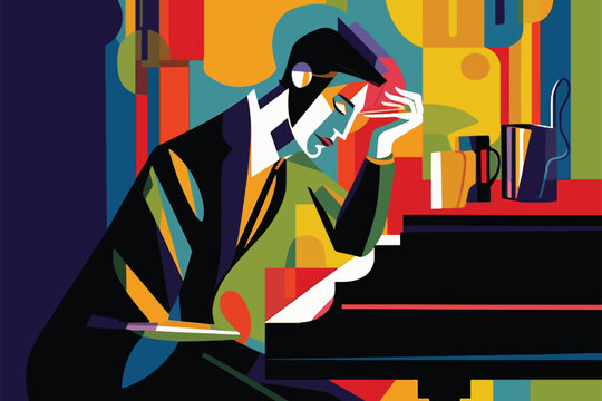 Pianist in the night