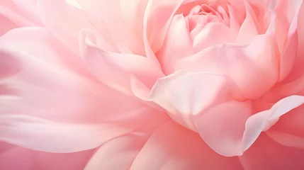 Crédence de cuisine en verre imprimé Photographie macro Close up macro view of pink peony flower bud. Floral background