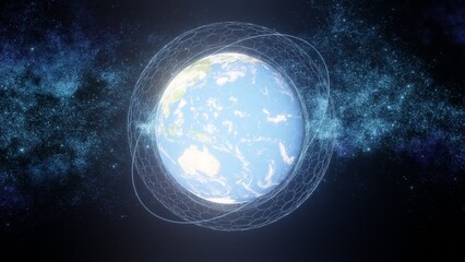 Global Connection Lines - Data Exchange, Pandemic, Computer Virus