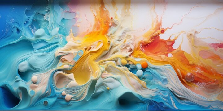 Abstract creative and colorful background for color therapy