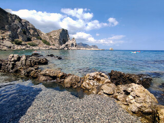 The amazing Stegna Beach, Archangelos, Rhodes Island, Greece