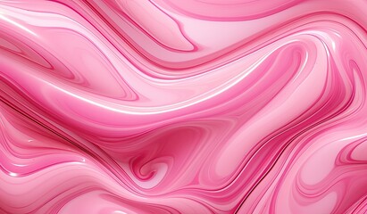 Obraz premium Abstract Swirling Lines in Shades of Pink