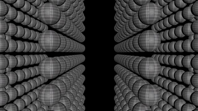 Close-up 4k stock video footage of fluffy grey texture of new clean microfiber mop replacement cloth for handy cleaning of car or floor isolated on white background