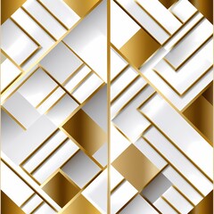 Simple gold seamless wallpaper pattern vector illustration gold geometric pattern