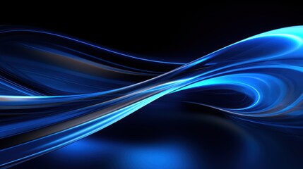 abstract blue background with some smooth lines in it
