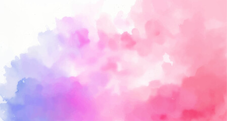 Pink watercolor abstract background. Watercolor pink background - obrazy, fototapety, plakaty