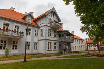 Fototapeta na wymiar Hugo Scheu Manor-Museum in Silute, Lithuania