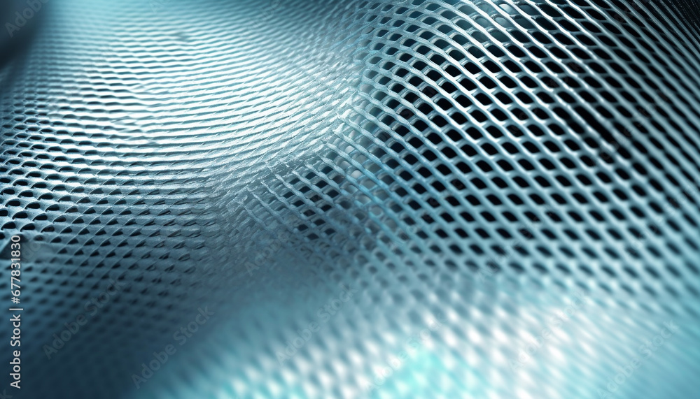 Poster smooth metallic wave pattern reflects futuristic business industry in abstract design generated by a