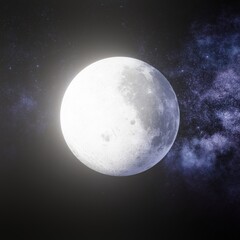 Fototapeta na wymiar Earth's Full Moon