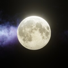 Fototapeta na wymiar Earth's Full Moon