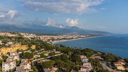 Panorama wybrzeża Kalabrii, Scalea
