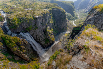 Naklejka na ściany i meble Vøringsfossen - Norway's most popular waterfall
