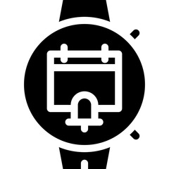  Smartwatch schedule icon