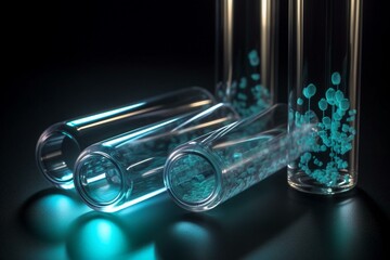 Encapsulated drugs in nano tube. Generative AI