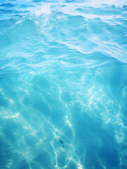 Obraz premium Blue ocean water background 