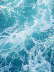 Obraz premium Blue ocean water background 