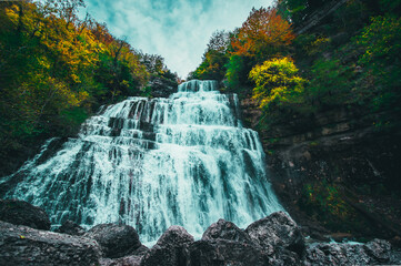 waterfall in the park