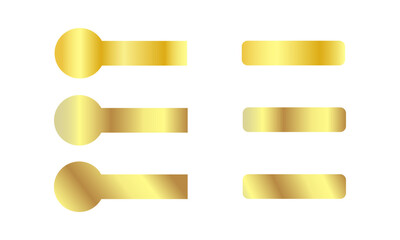 set of golden ribbons, gold gradient, swatchers, sliders, golden social media icons banners button logos instagram youtube, telegram, networking social banners