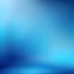 Obraz premium Blue blurred gradient background that blends subtle shading and textures into an intriguing visual effect, wallpaper, background, Generative Ai