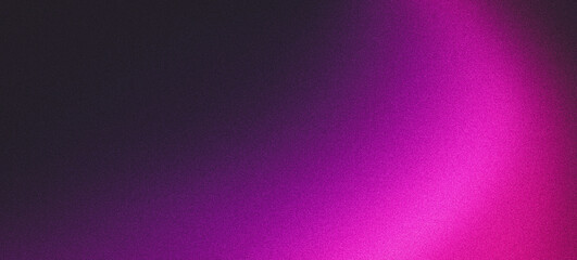Magenta pink grainy gradient wave abstract shape black background dark noise grain texture glowing banner header backdrop