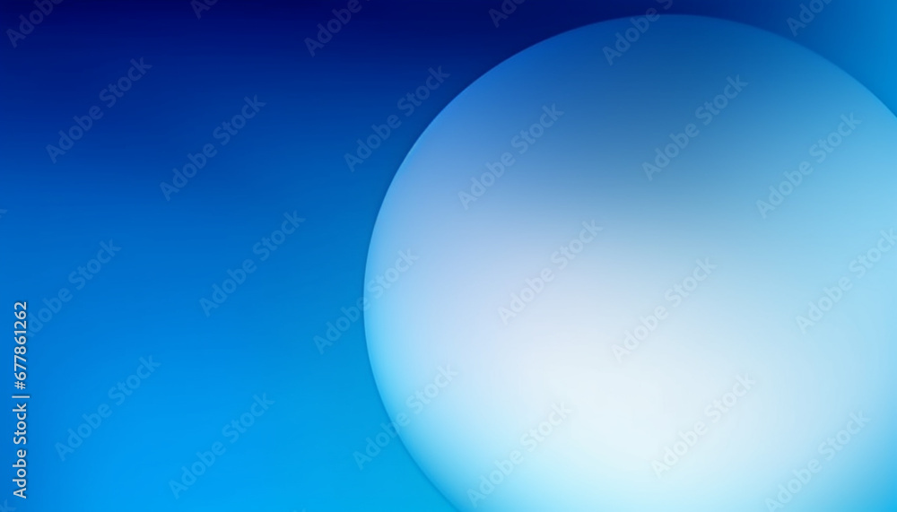 Poster glowing sphere of creativity illuminates smooth wave pattern backdrop generated by ai