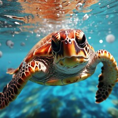 Fototapeta premium green sea turtle