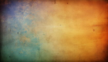 Yellowed parchment with rusty spots, an ancient textured backdrop generated by AI