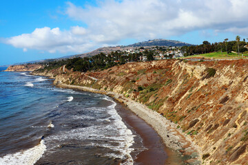 View of WHITE POINT BEACH, San Pedro (Los Angeles – California)
