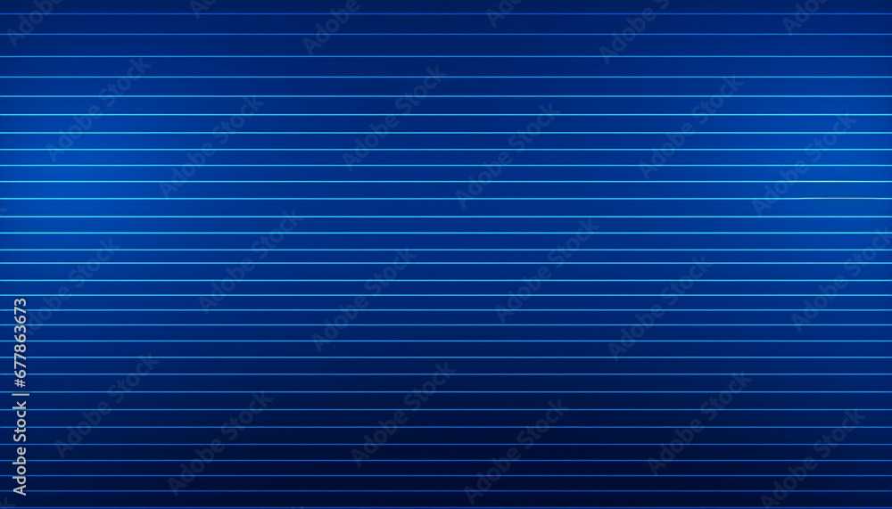 Poster metallic blue stripes in a row create a futuristic backdrop generated by ai