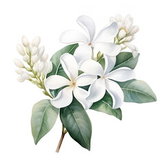 Fototapeta na wymiar flower bouquet isolated on white background, ai generated 