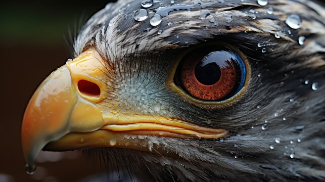 bald eagles intense and focused eyes uhd wallpaper