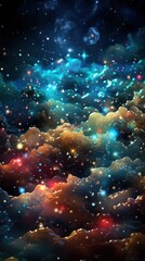 cosmic galaxy wallpaper with swirling colors uhd wallpaper