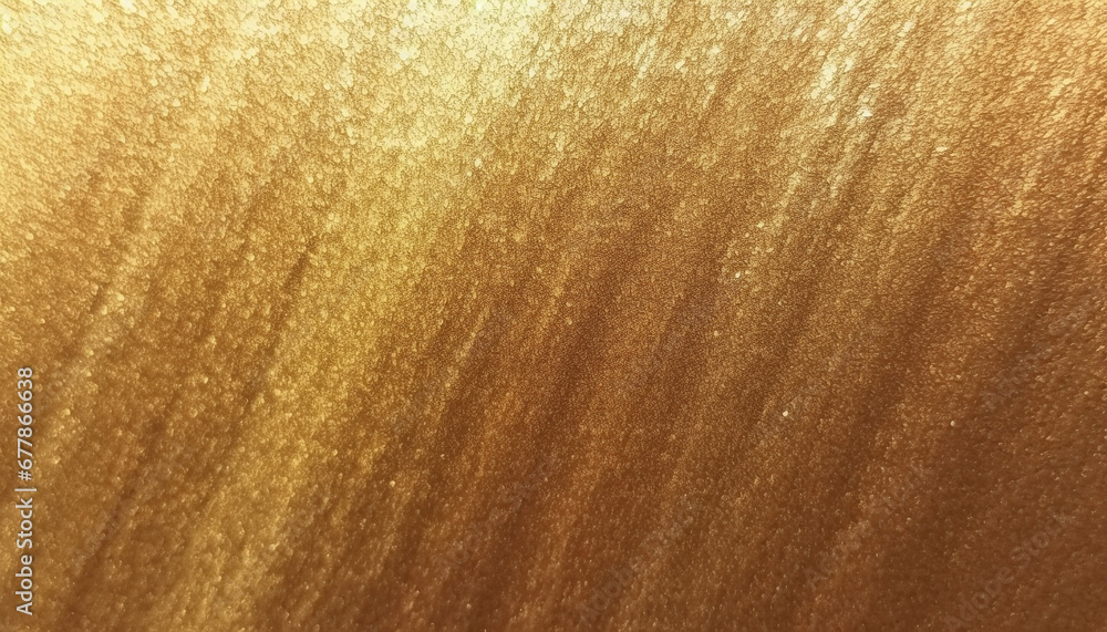 Poster shiny metallic gold backdrop with abstract textured effect and glitter generated by ai