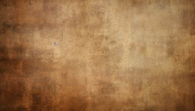 Rusty old building feature with stained concrete wall and mottled pattern generated by AI