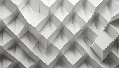 abstract 3d white background geometric pattern texture generative ai