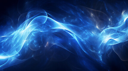 Blue energy wave concept, wave and spiral motion, background or wallpaper, graphic resources, abstract