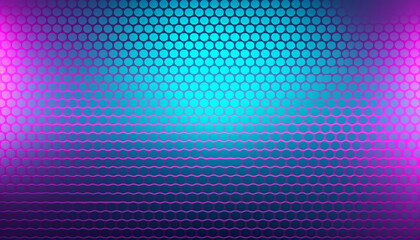 Smooth abstract backdrop with vibrant colors and geometric shapes in a row generated by AI