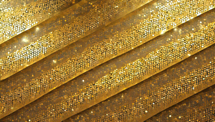 abstract 3d golden glitter shiny luxury premium background pattern texture