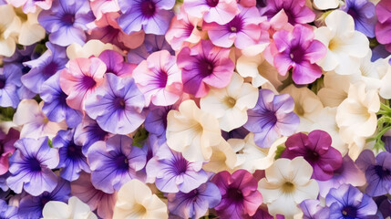 Petunia Natural Colors , Background For Banner, HD