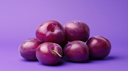 Obraz premium Plum Natural Colors , Background For Banner, HD