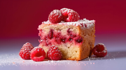 Raspberry Cake Natural Colors , Background For Banner, HD