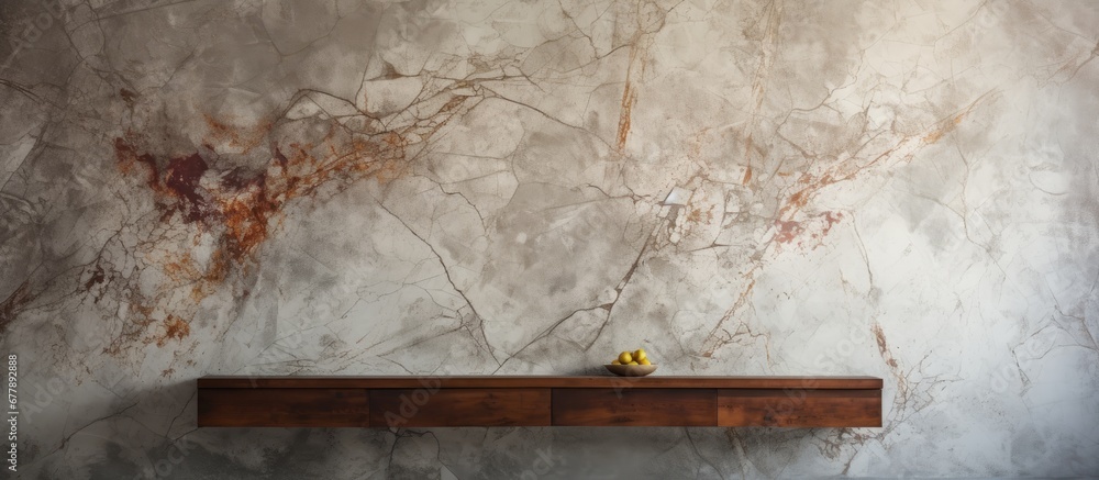 Poster the vintage wallpaper on the wall adorned with an intricate abstract pattern and a texture reminisce