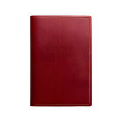 Brown Leather Passport cover isolated on transparent background, AI