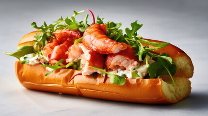 Lobster Roll Natural Colors , Background For Banner, HD