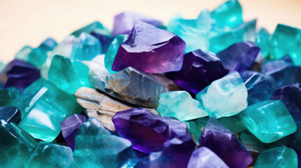 Fluorite Natural Colors , Background For Banner, HD