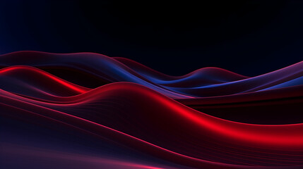 Red neon light tail lines