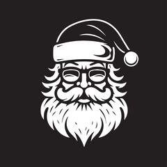 Santa Claus in cartoon, doodle style. 2d vector illustration in logo, icon style. AI Generative