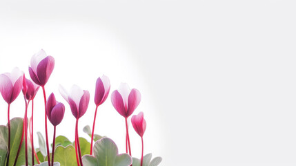 Cyclamen Natural Colors , Background For Banner, HD